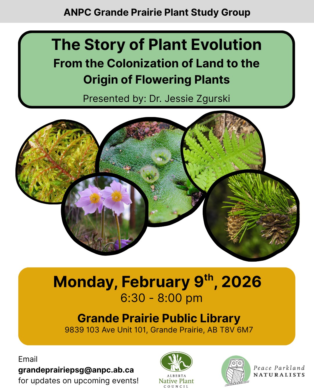 February 9th, 2026 – Grande Prairie Plant Study Group